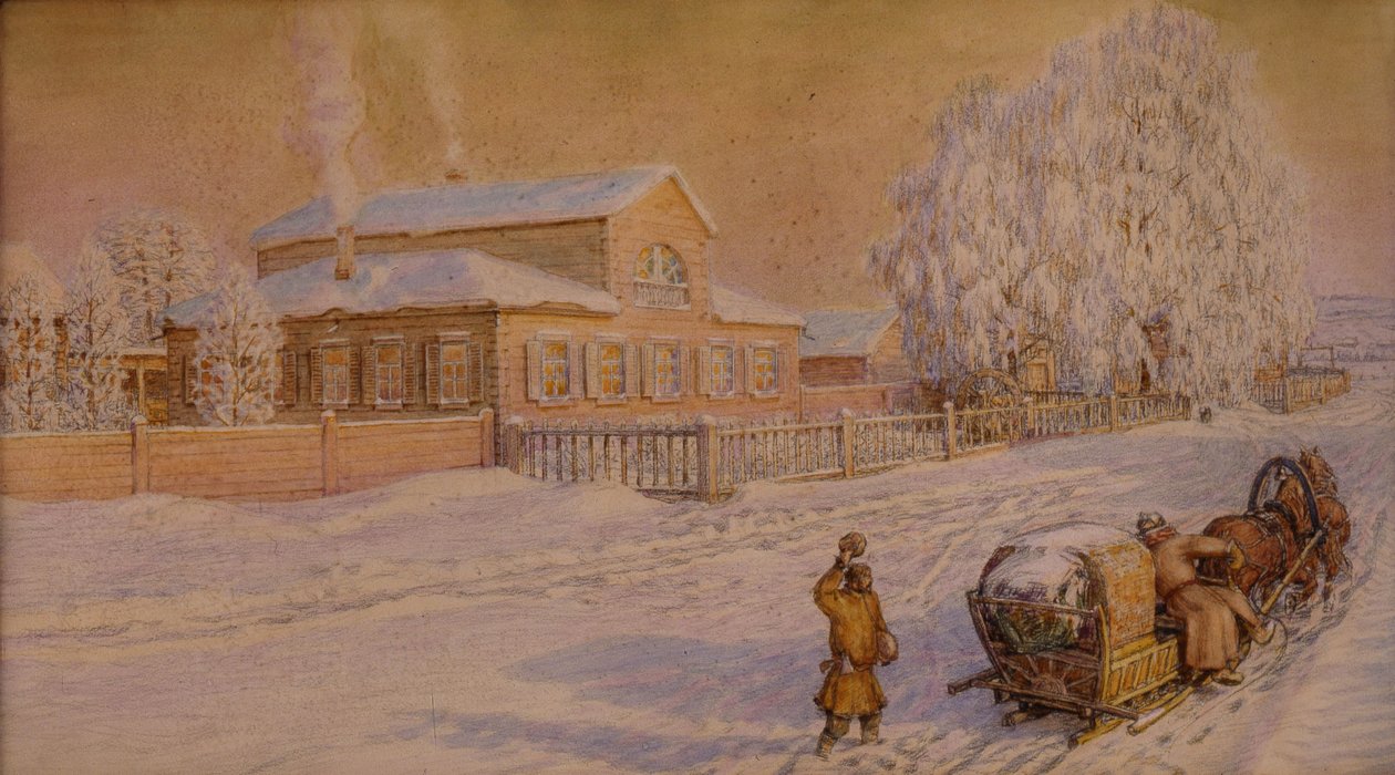 Unser Haus in Ryabovo von Apollinari Mikhailovich Vasnetsov