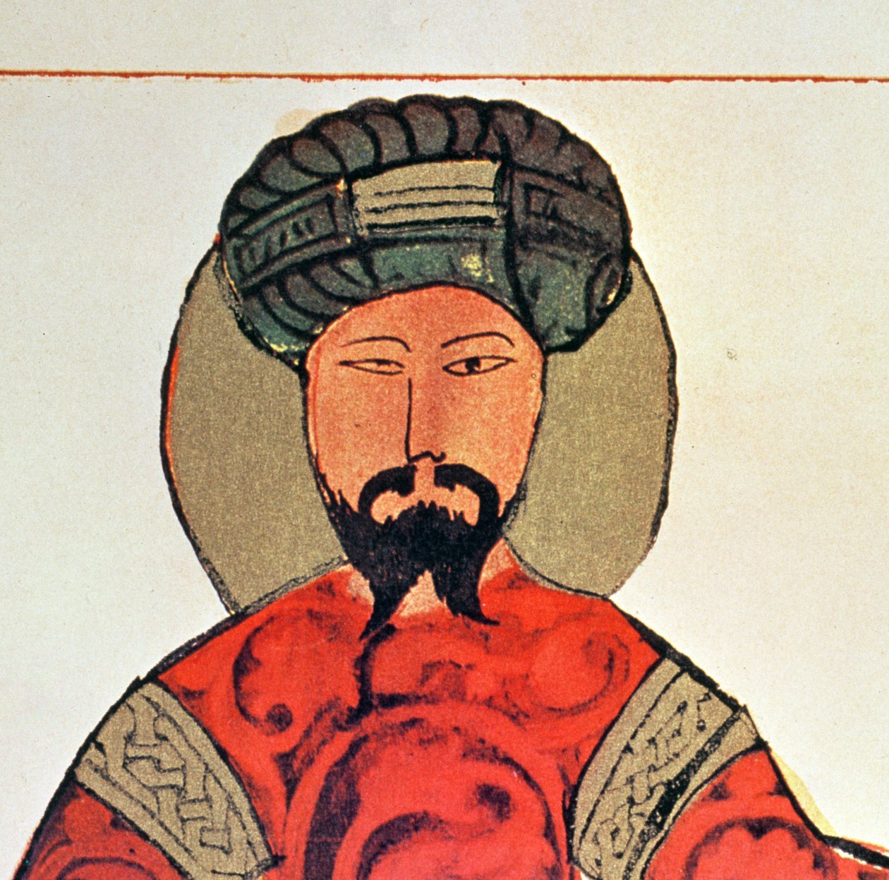Porträt von Saladin (1138-93) (Detail) von Arabic School