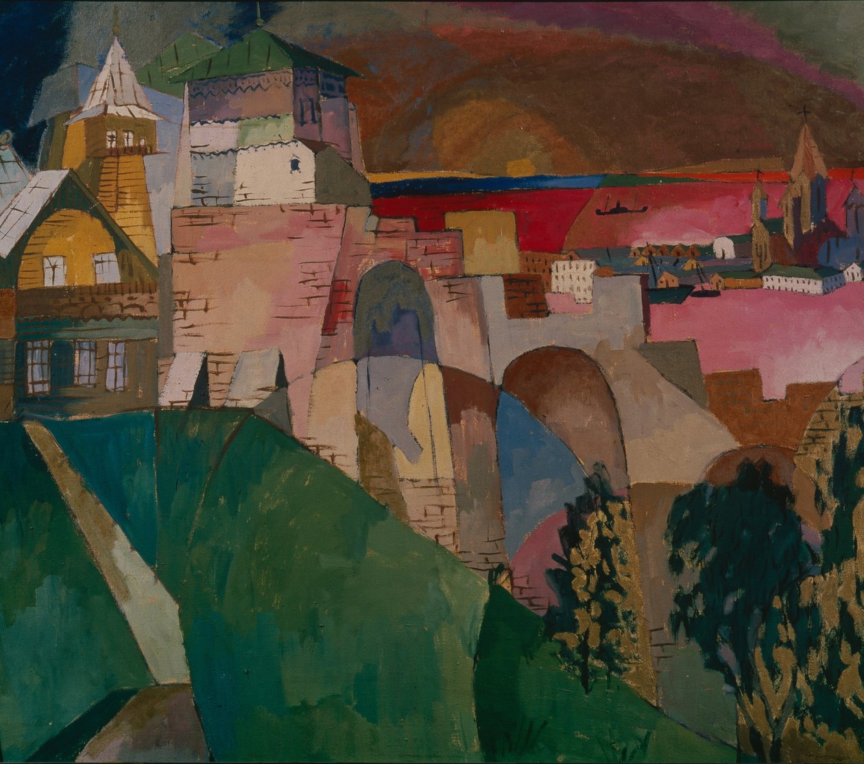 Nischni Nowgorod, 1915 von Aristarkh Vasilievic Lentulov