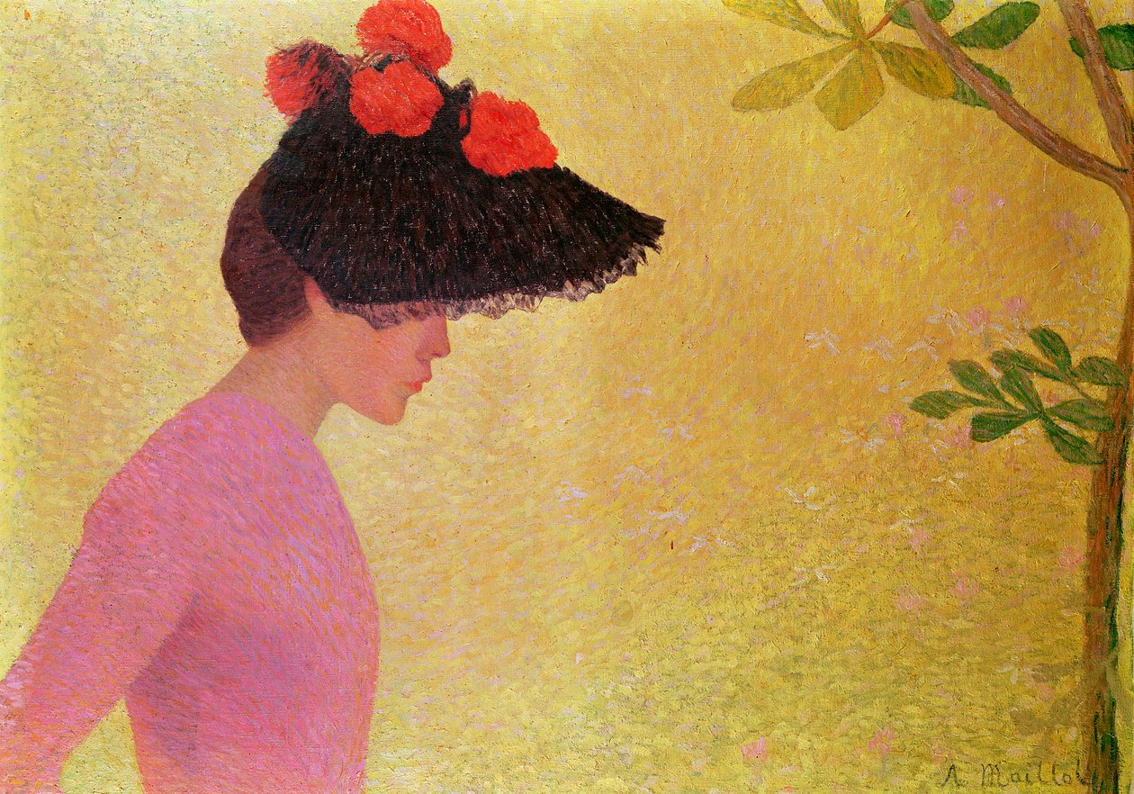 Profil einer jungen Frau, ca. 1890 von Aristide Maillol