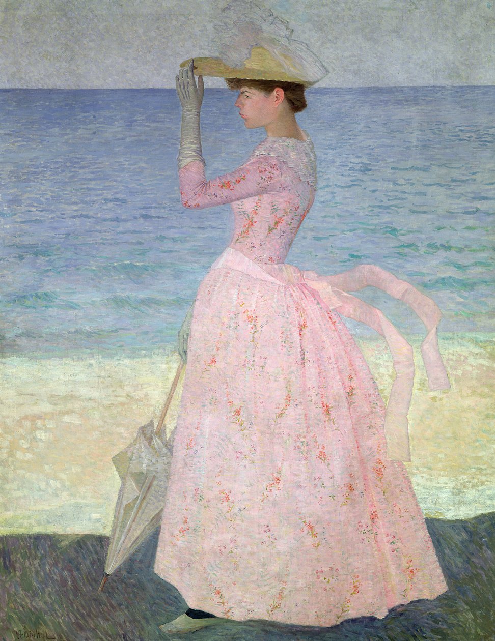 Die Frau mit dem Sonnenschirm, 1890 von Aristide Maillol