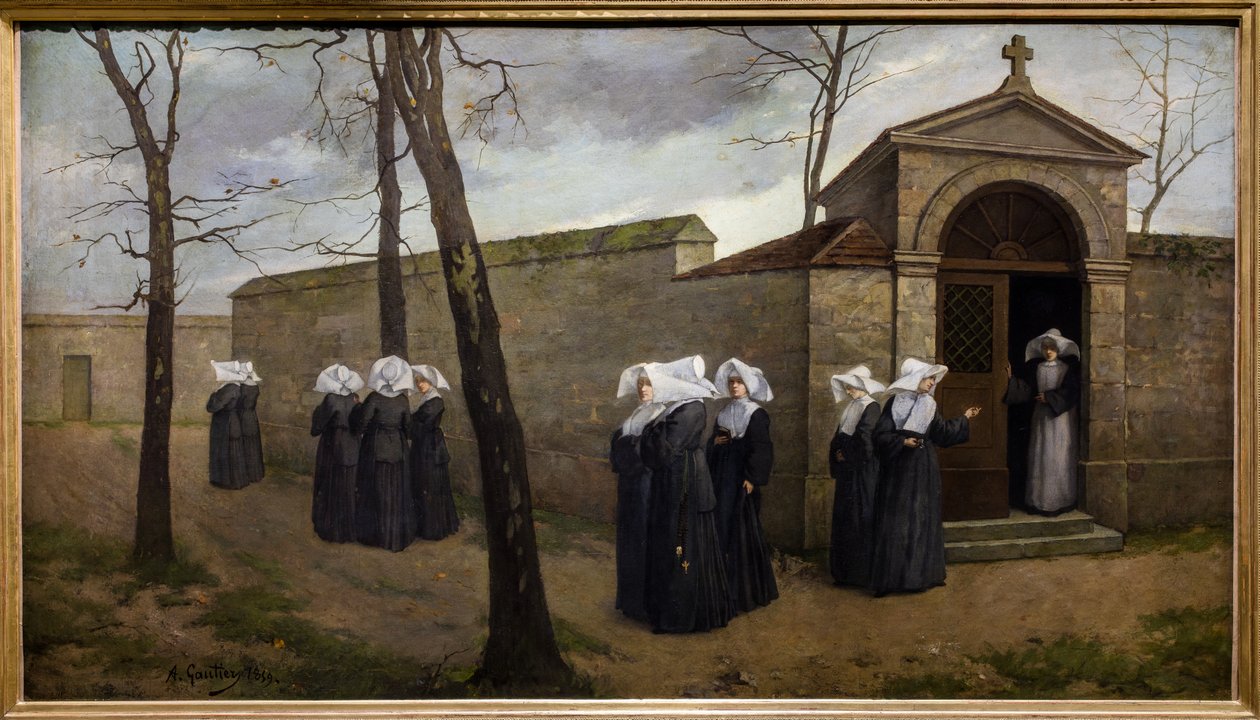 Der Spaziergang der Schwestern von Armand Desire Gautier