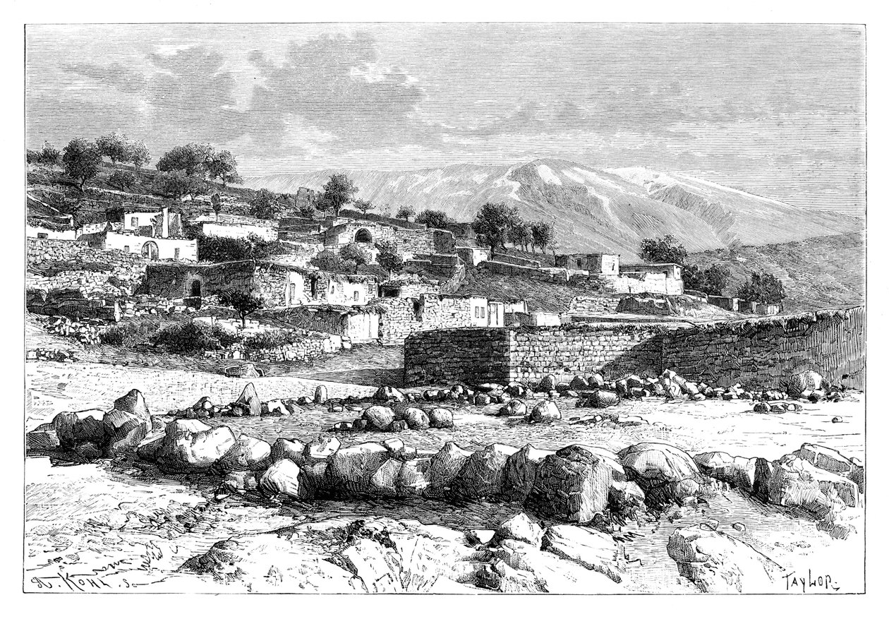 Berg Hermon, Syrien, 1895 von Armand Kohl