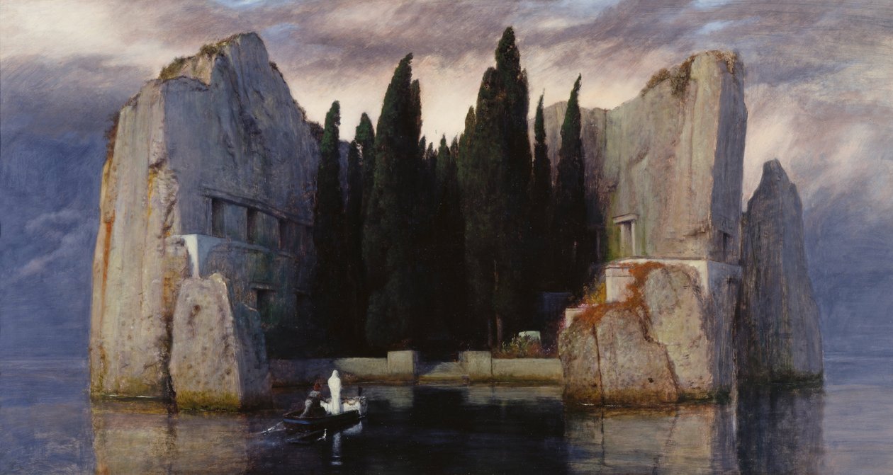 Die Toteninsel von Arnold Böcklin