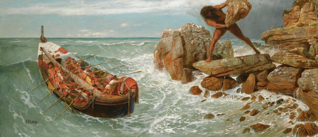 Odysseus und Polyphem von Arnold Böcklin