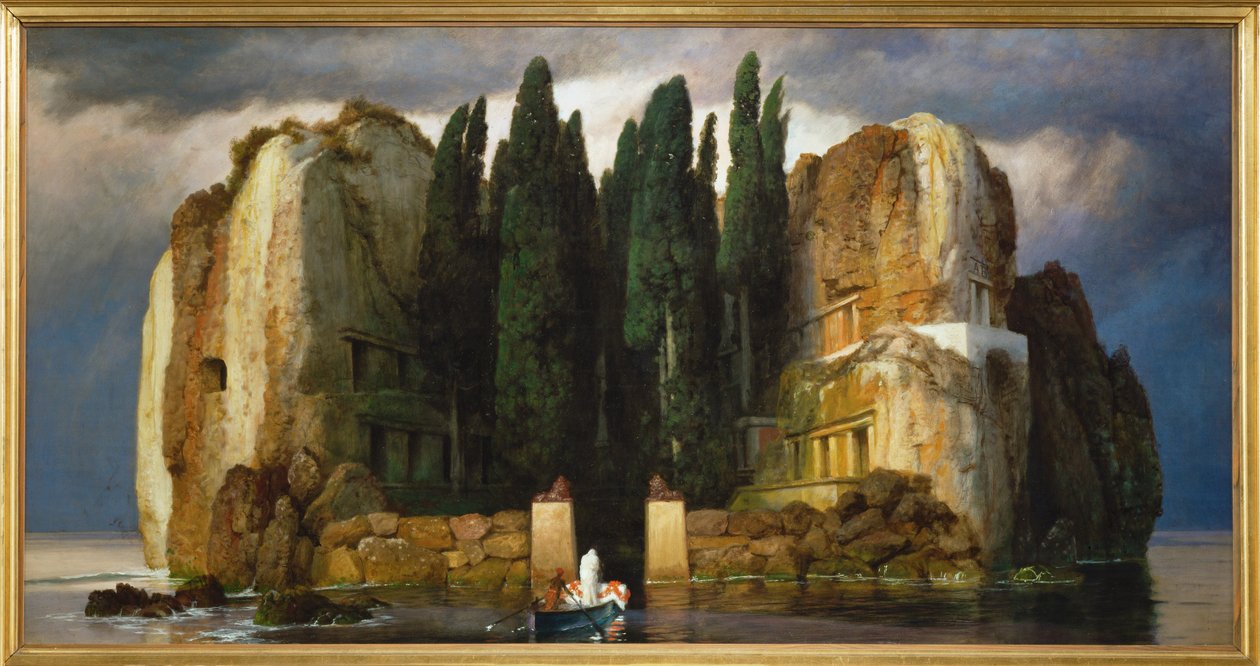 Die Toteninsel von Arnold Böcklin