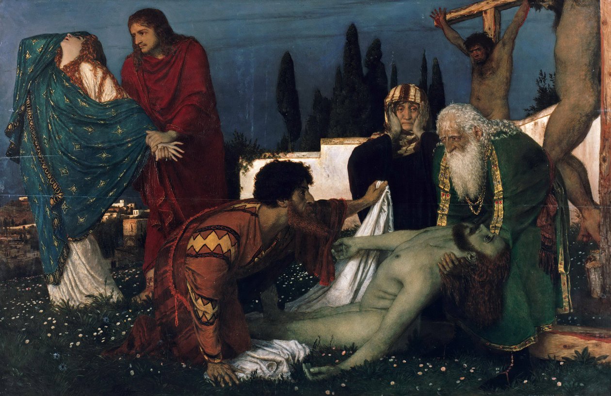 Die Kreuzabnahme von Arnold Böcklin