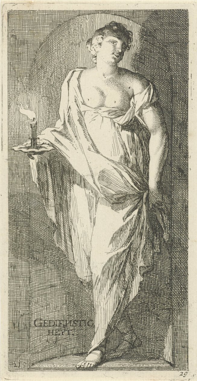 Personifikation der Dienstbarkeit von Arnold Houbraken
