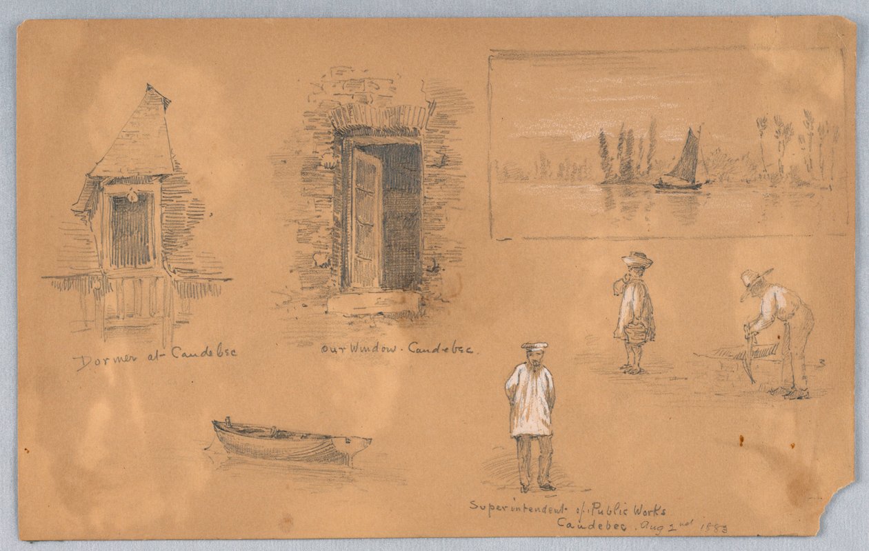 Skizzen in Canebec von Arnold William Brunner