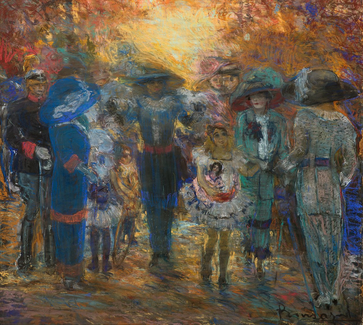 Mondanity, ca. 1911 von Aroldo Bonzagni