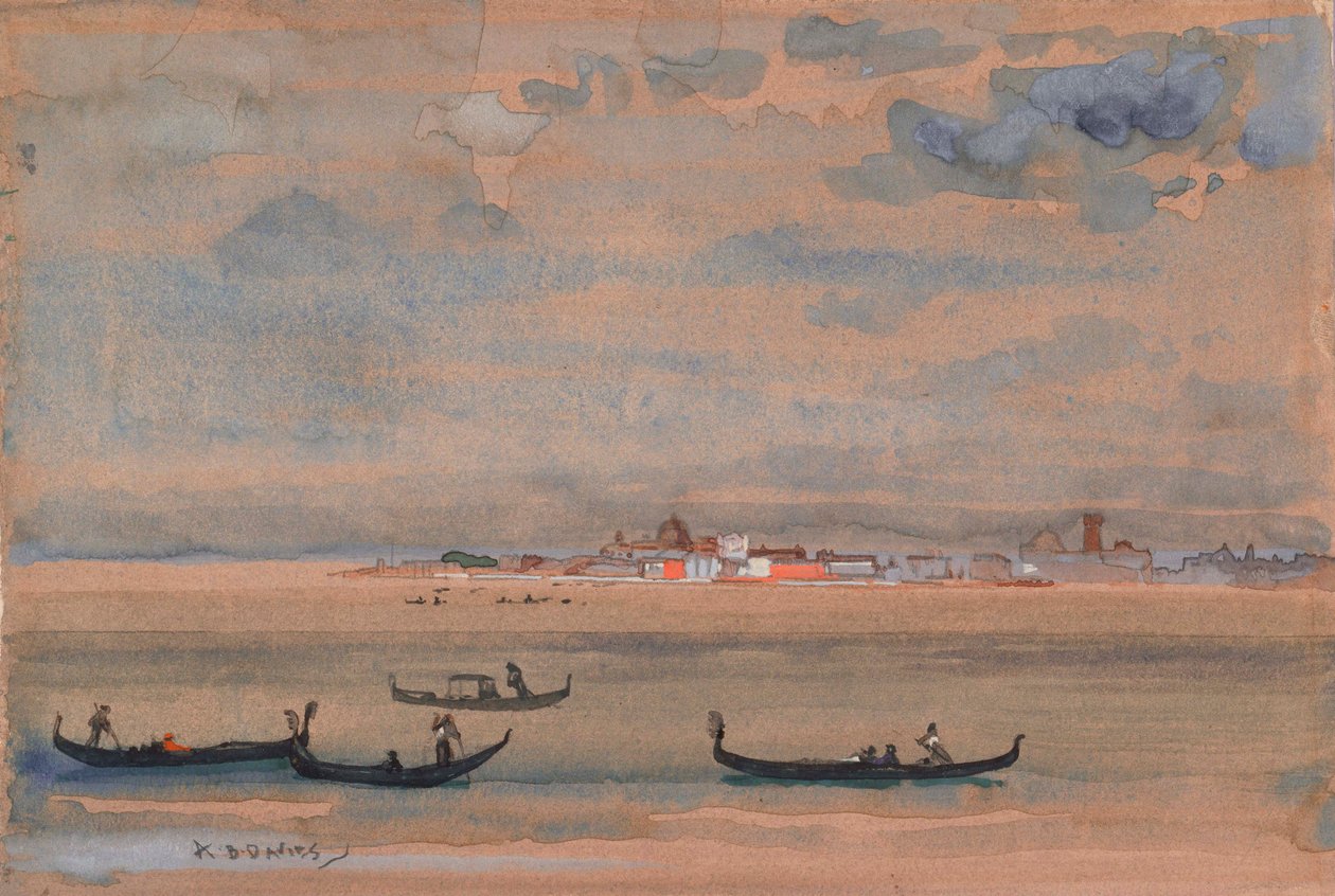 Gondeln von Arthur Bowen Davies