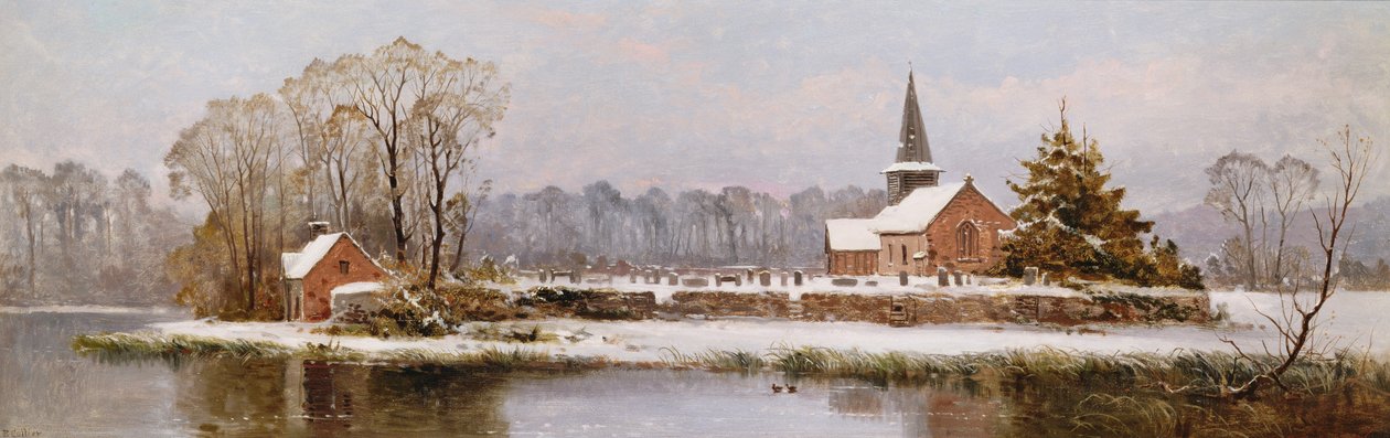 Die Wärme eines Wintertages von Arthur Bevan Collier