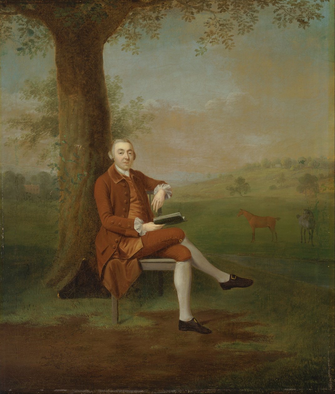 John Trevor, 3. Baron Trevor, von St. Annes Hill, Surrey, und Trevalyn Hall, Denbighshire, ehemals T. Travers, Esq. von Arthur Devis
