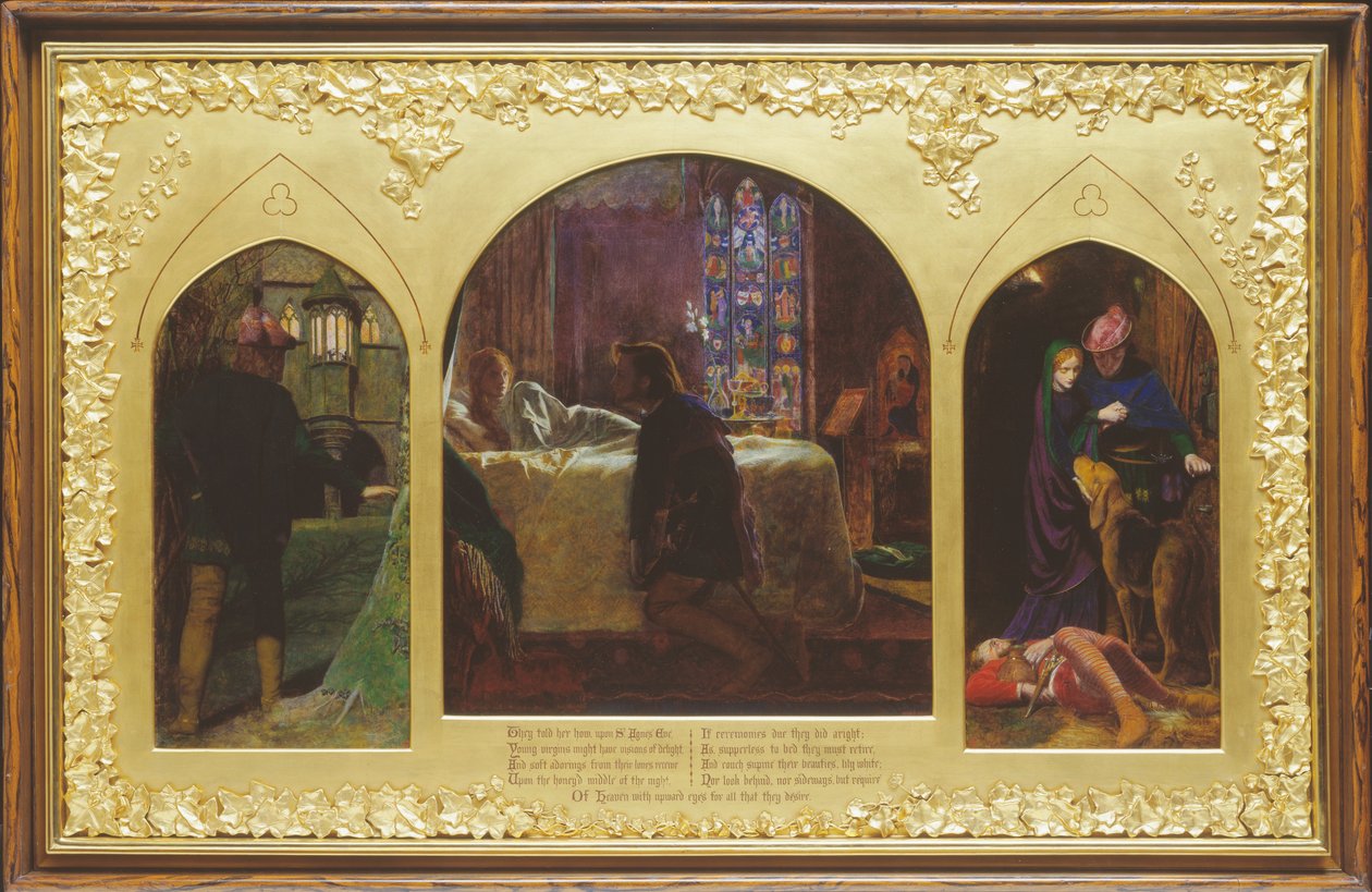 Der Vorabend von St. Agnes von Arthur Hughes