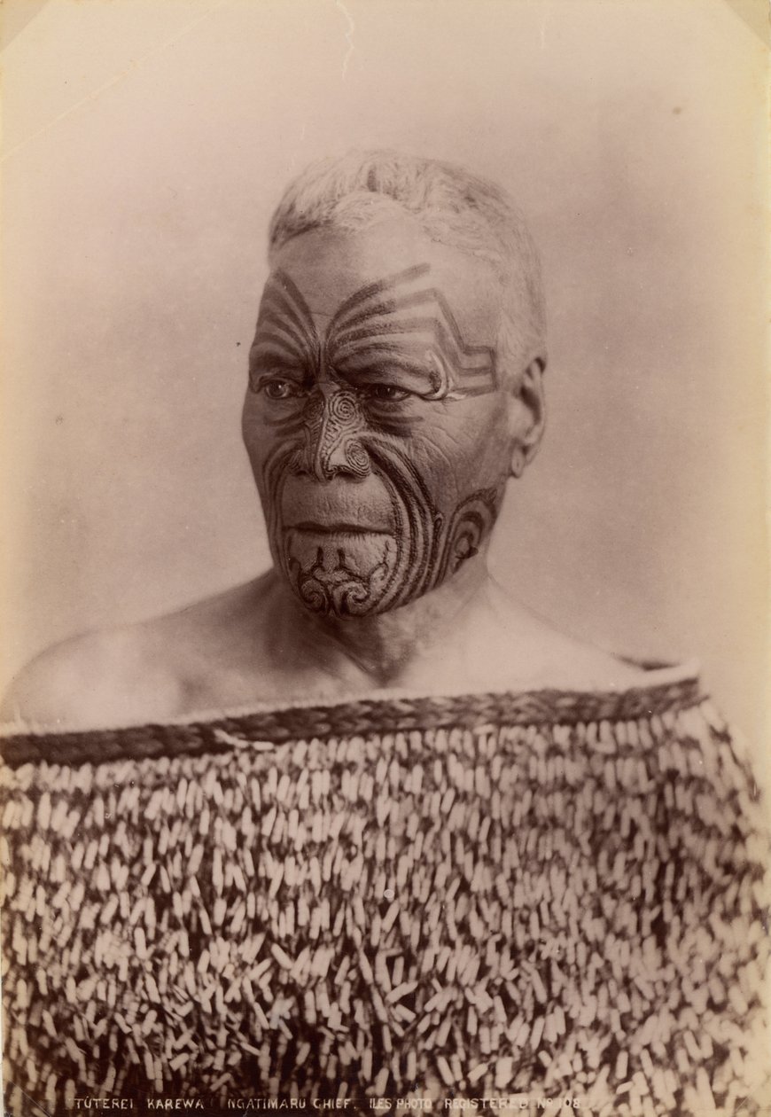 Tuterei Karewa vom Ngatimaru-Stamm, Nordinsel, Neuseeland von Arthur James Iles