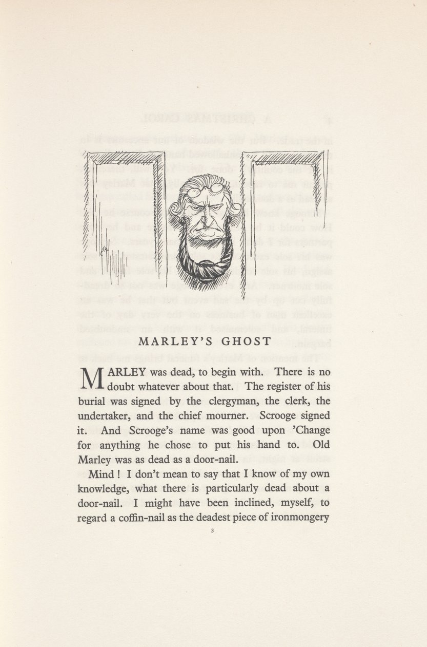Marleys Geist - Eine Weihnachtsgeschichte von Arthur Rackham