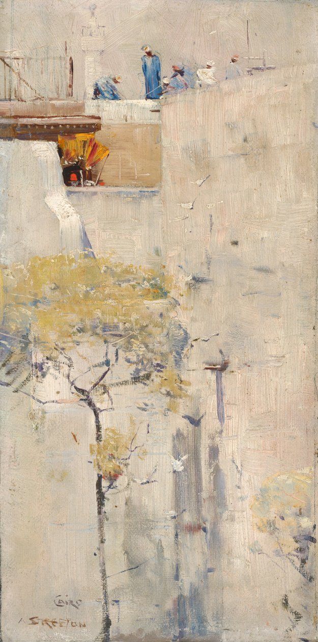 (Hausbauer, Kairo) von Arthur Streeton
