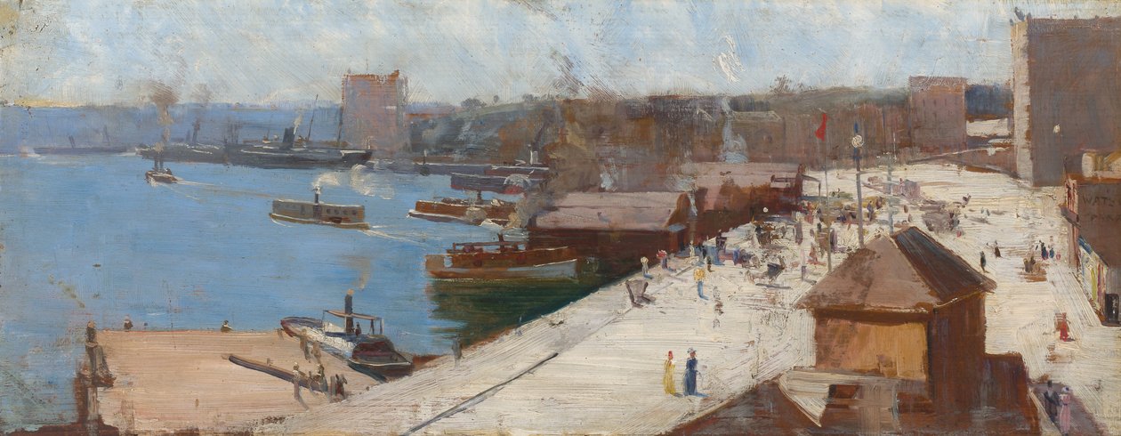 Circular Quay von Arthur Streeton
