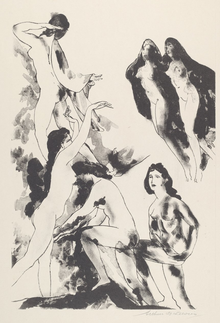 Wolkenfrei von Arthur B. Davies