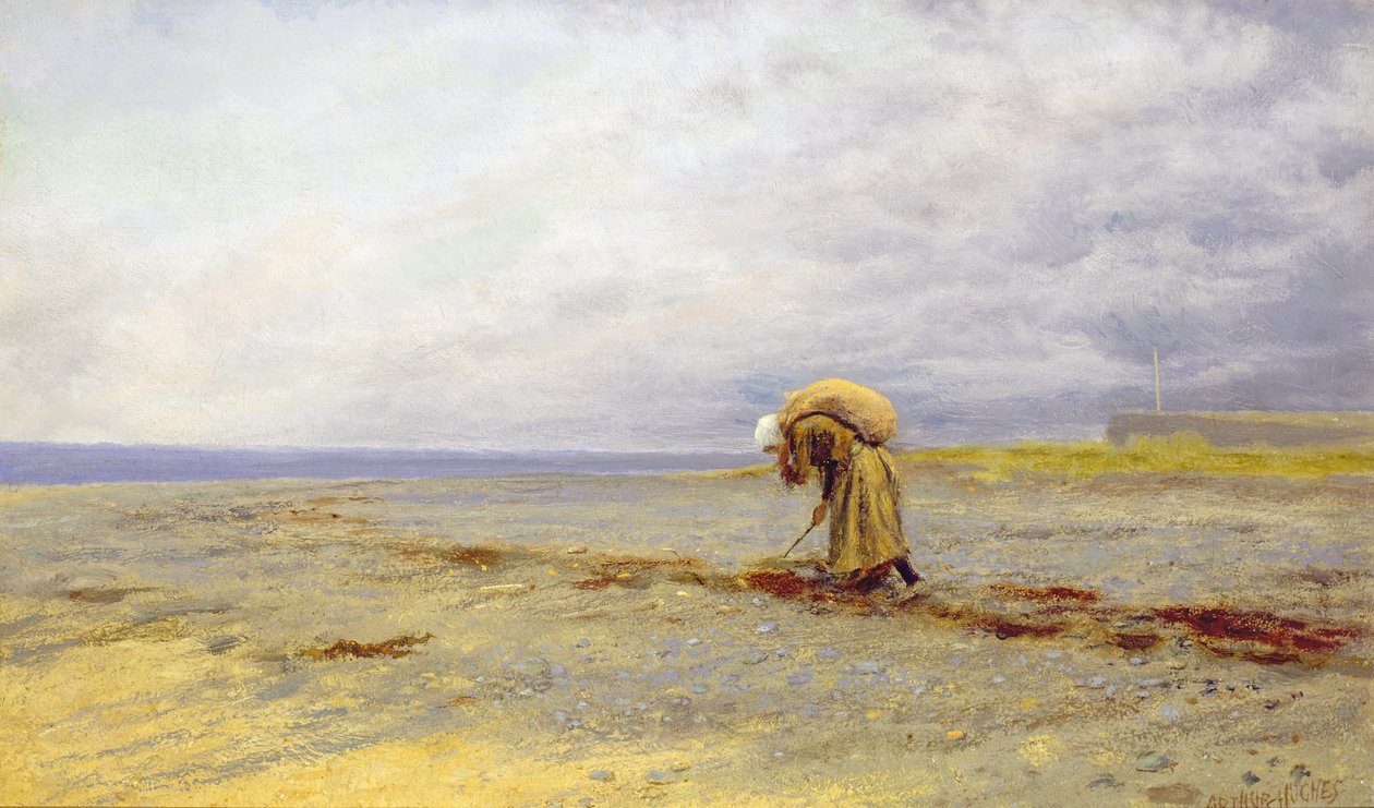 Seetang sammeln von Arthur Hughes
