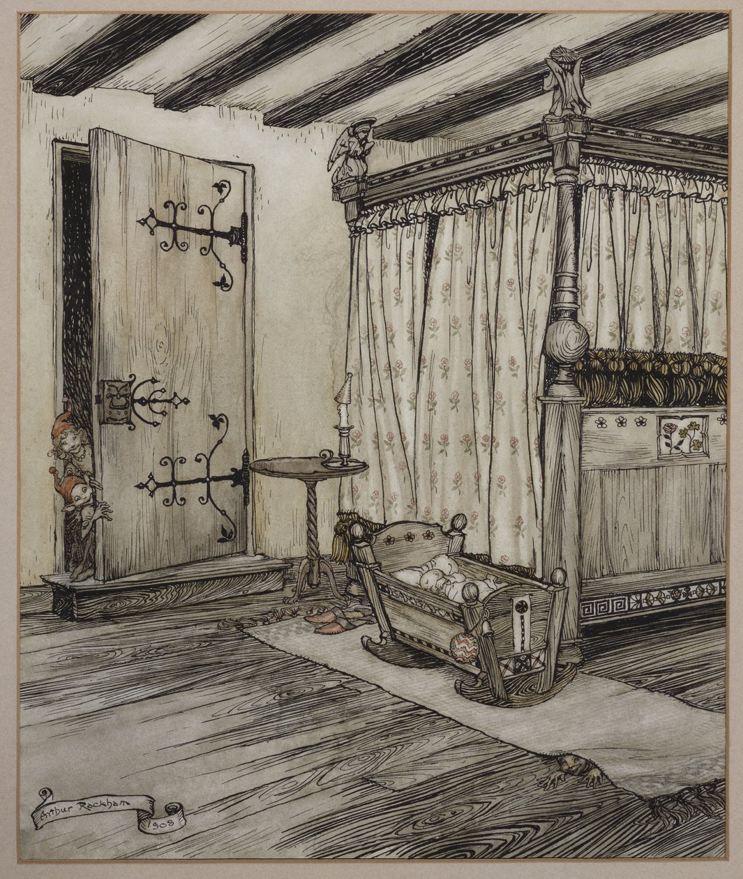 "....Fast Märchenzeit", 1908 von Arthur Rackham