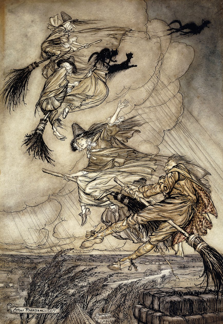 Die Ingoldsby Legenden: Frontispiz von Arthur Rackham