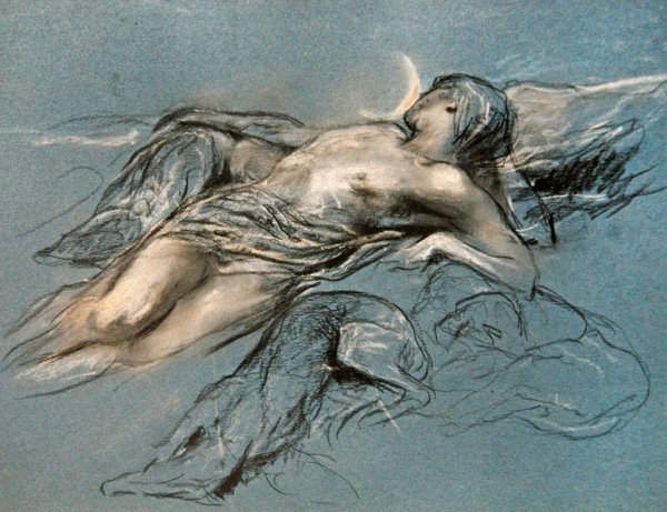 Mondgeküsst - Endymion von Arthur Wardle
