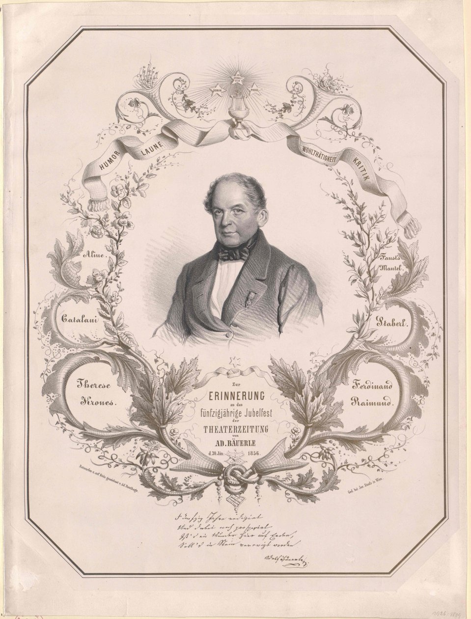 Adolf Bäuerle von Artist Unknown