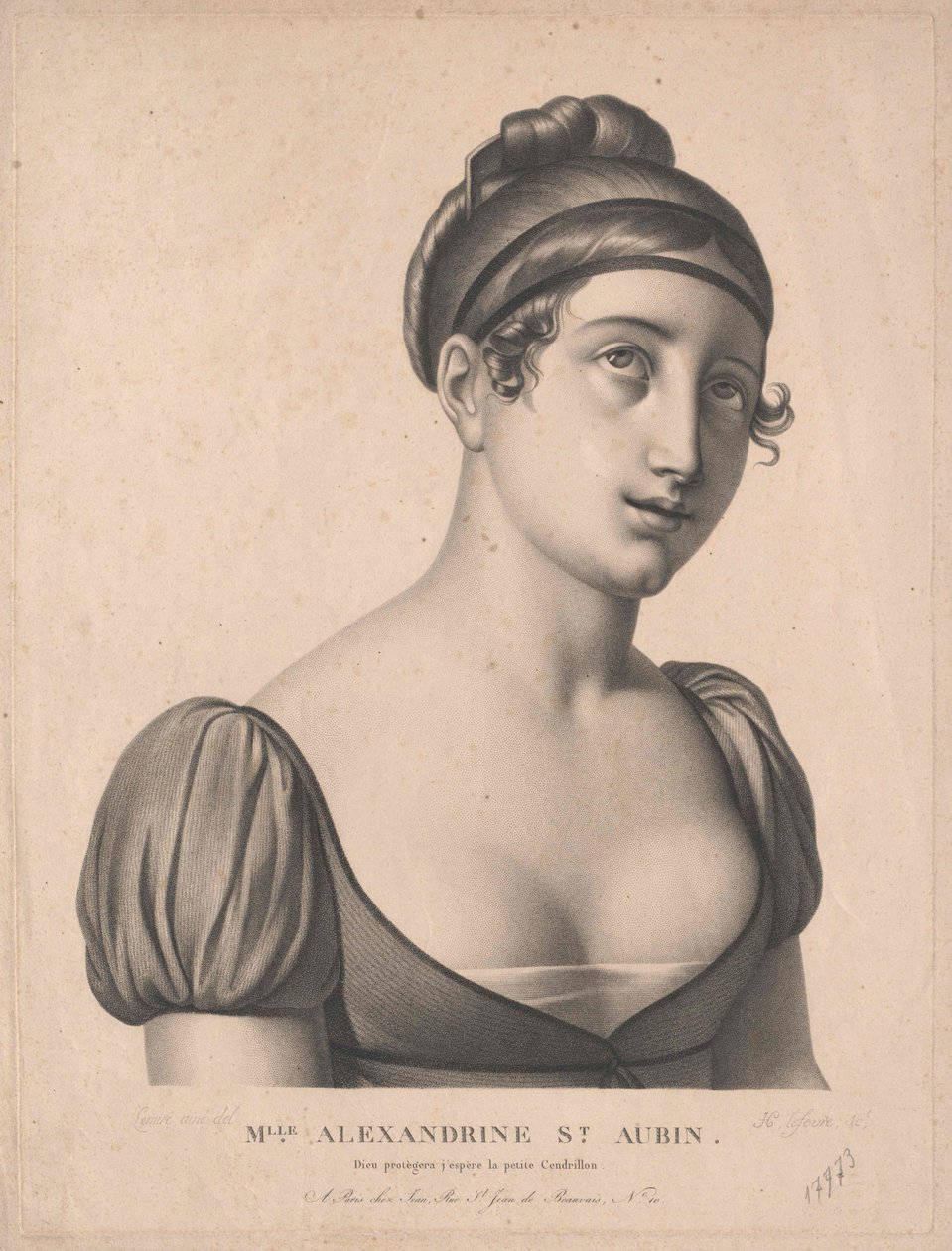 Alexandrine (1793-1867) Saint-Aubin von Artist Unknown