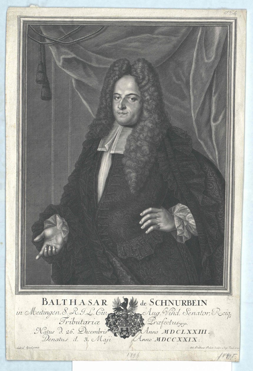 Balthazar Schnurbein von und zu Meitingen von Artist Unknown