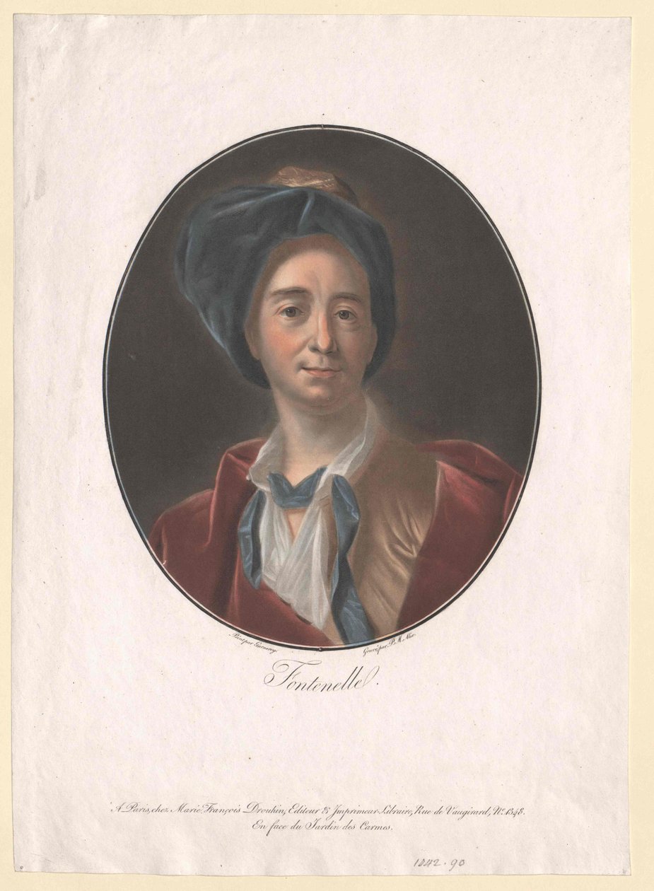 Bernard de Fontenelle von Artist Unknown
