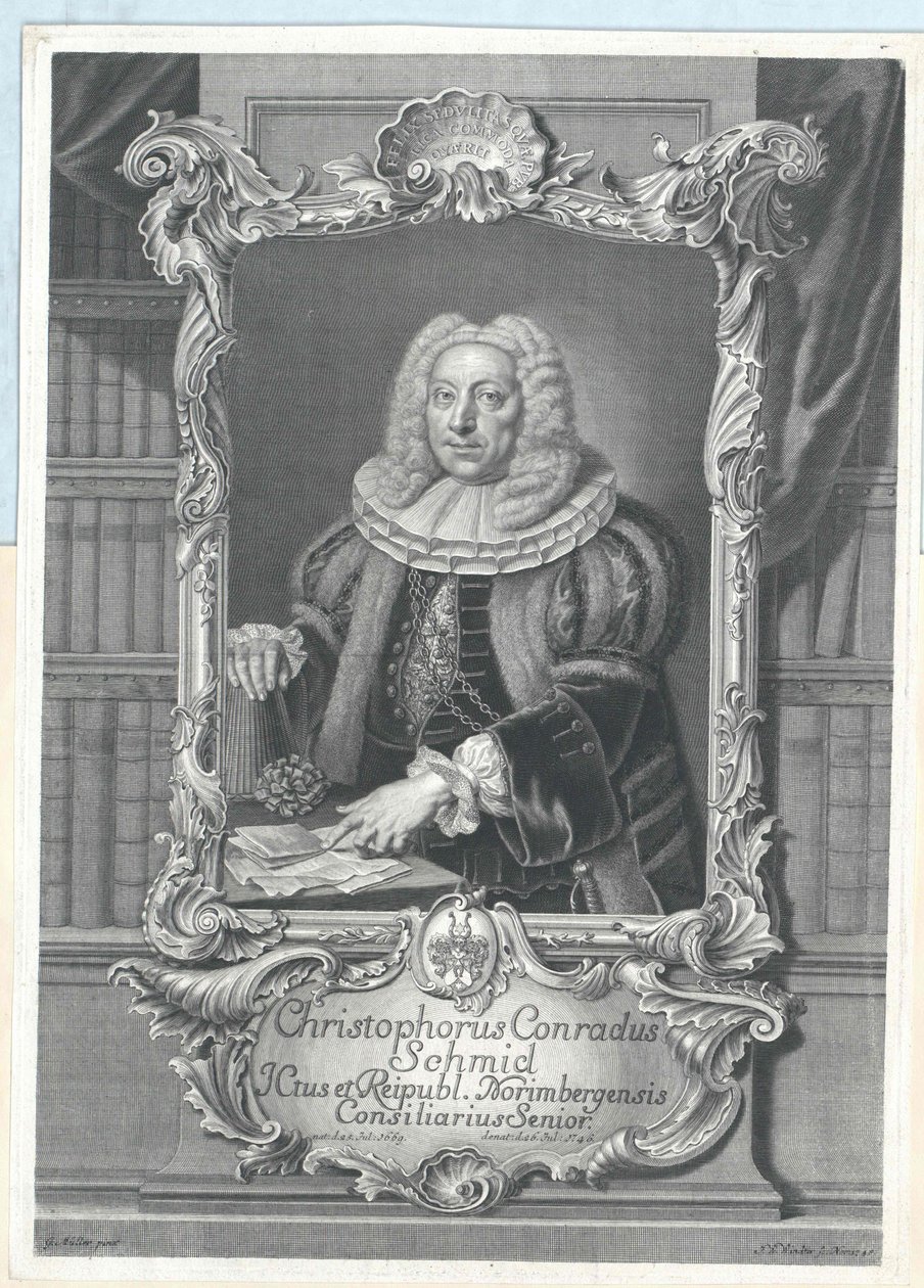 Christoph Conrad Schmid von Artist Unknown