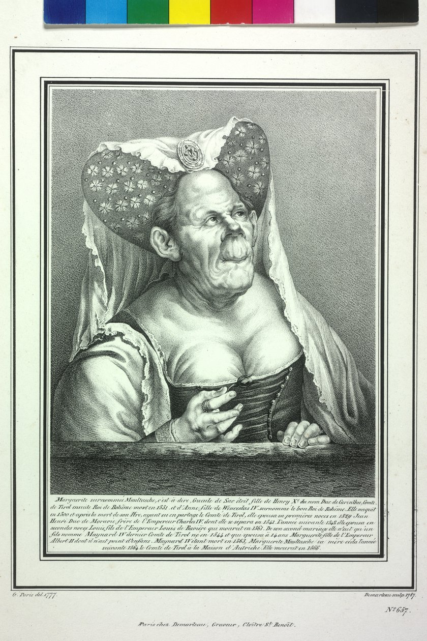 Gräfin von Tirol Margarete Maultasch von Artist Unknown