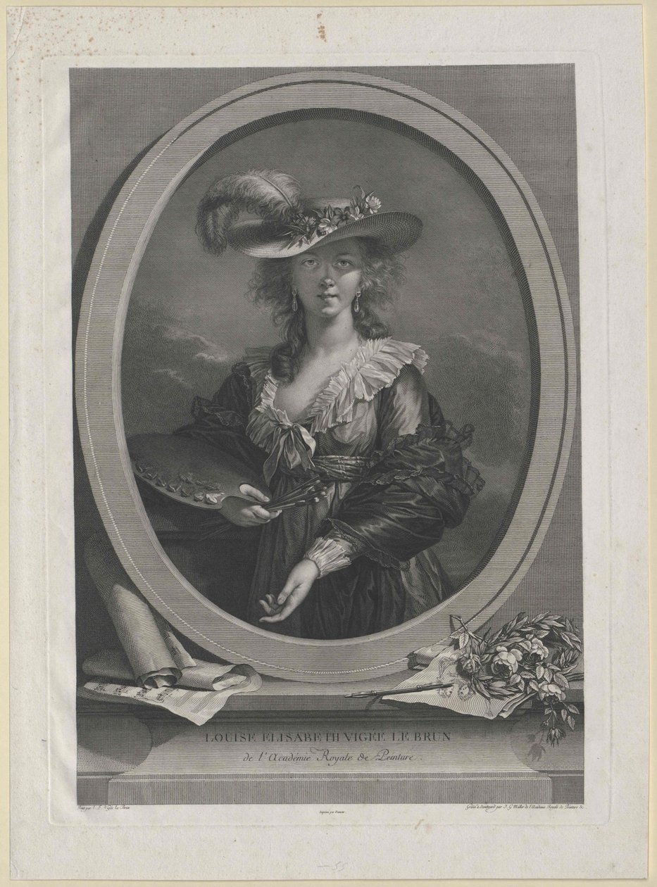 Elisabeth Vigee-Lebrun von Artist Unknown