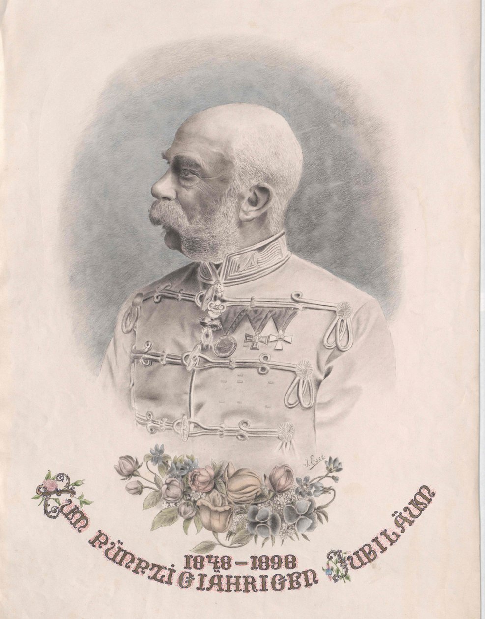 Kaiser von Österreich Franz Joseph I. von Artist Unknown