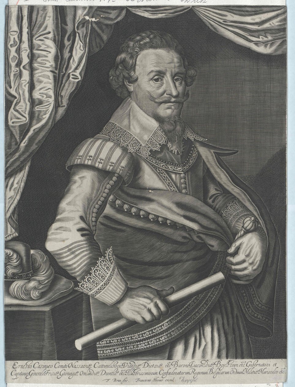 Ernst Casimir Graf von Nassau-Dietz von Artist Unknown