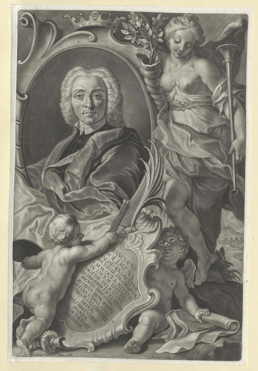 Francesco Solimena (Druck) von Artist Unknown
