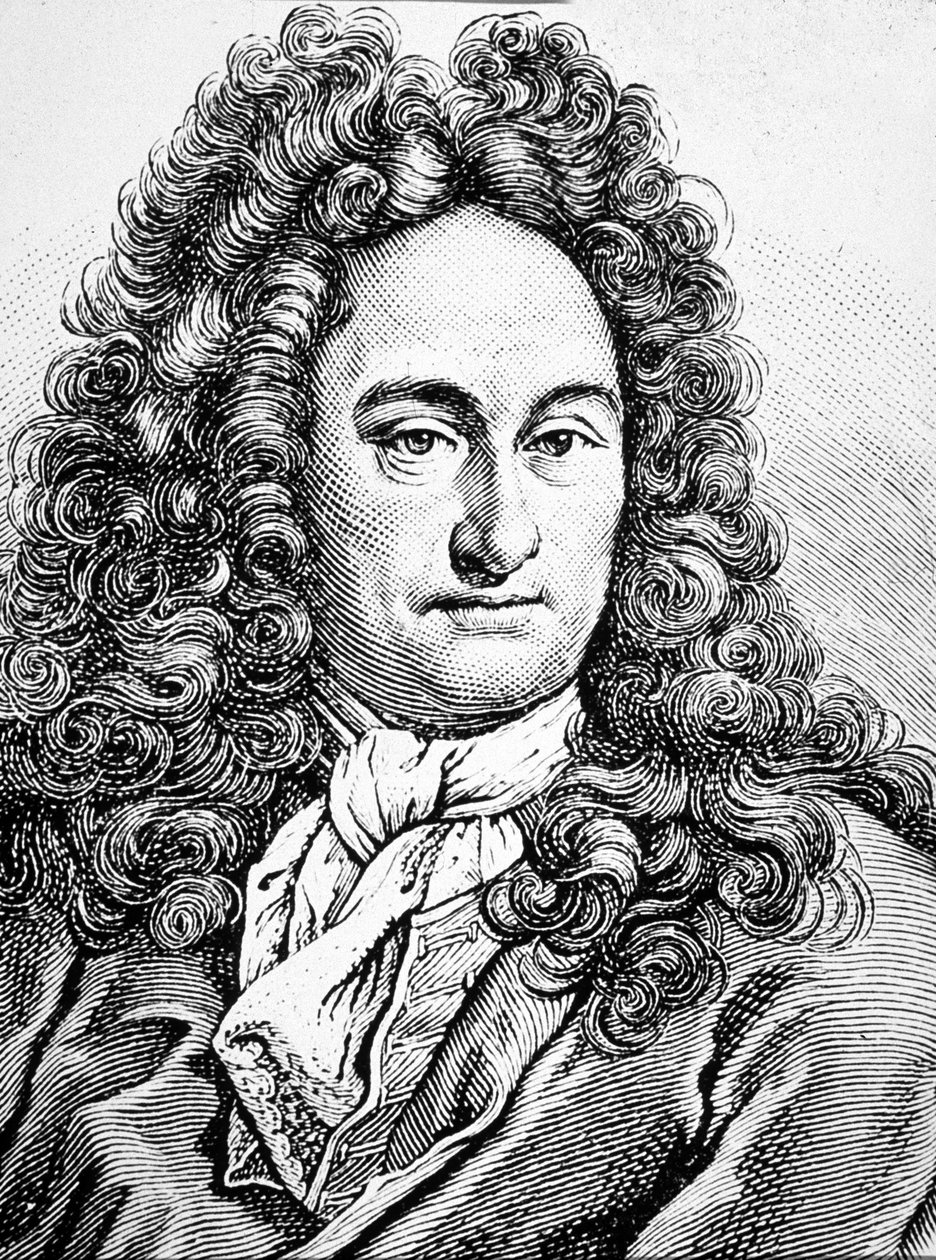G W Leibniz Gottfried Wilhelm (Gravur) von Artist Unknown