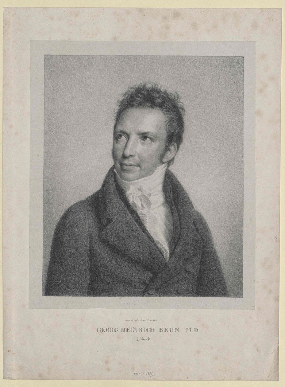 Georg Heinrich Behn (Druck) von Artist Unknown