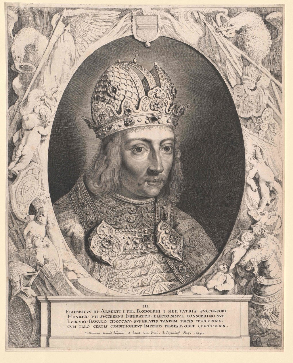 Deutscher König Friedrich III. der Schöne von Artist Unknown
