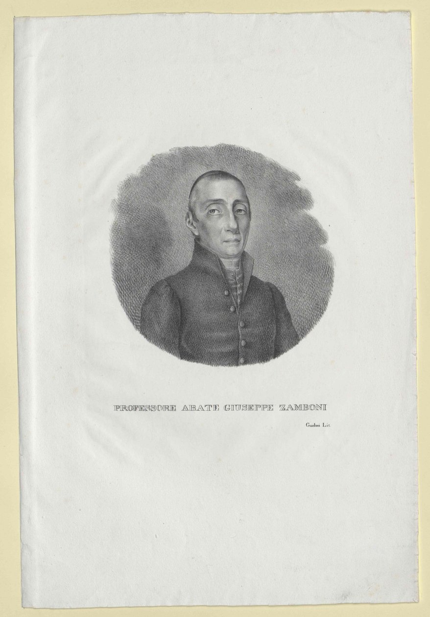 Giuseppe Zamboni von Artist Unknown