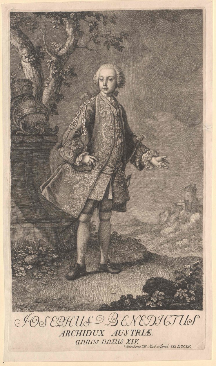 Heiliger Römischer Kaiser Joseph II. von Artist Unknown