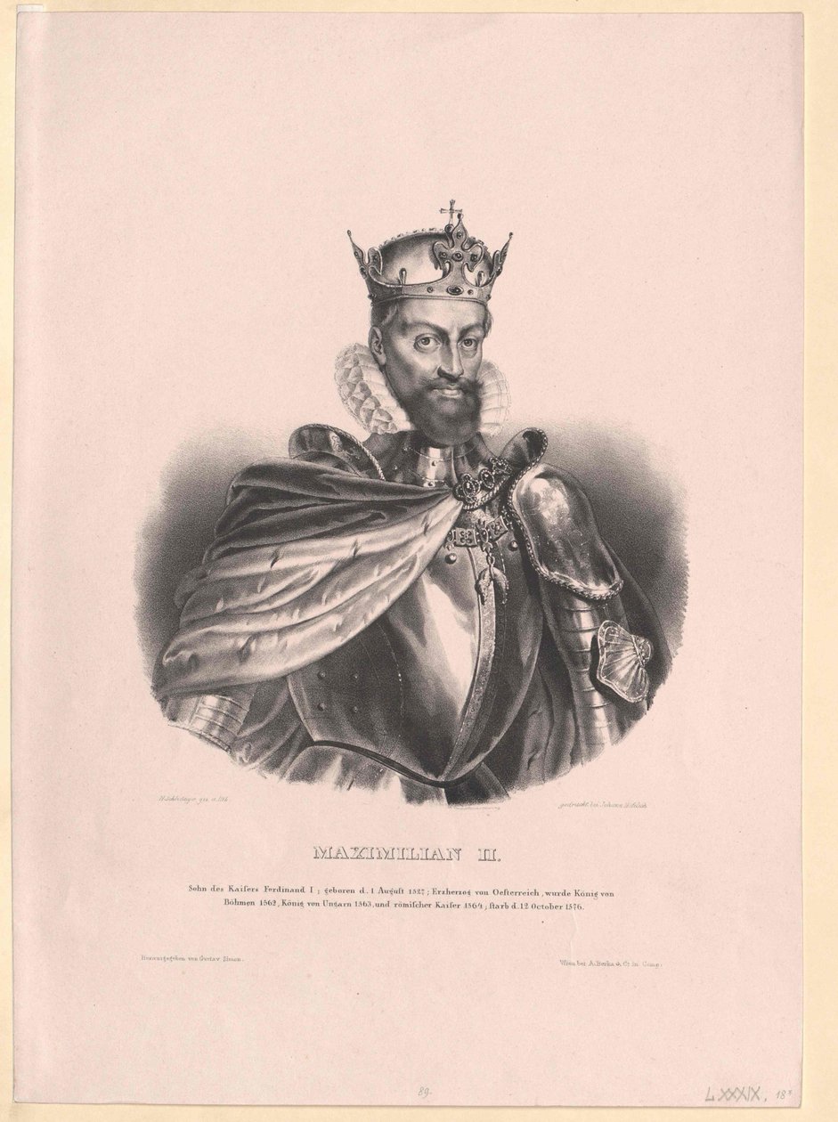 Heiliger Römischer Kaiser Maximilian II von Artist Unknown
