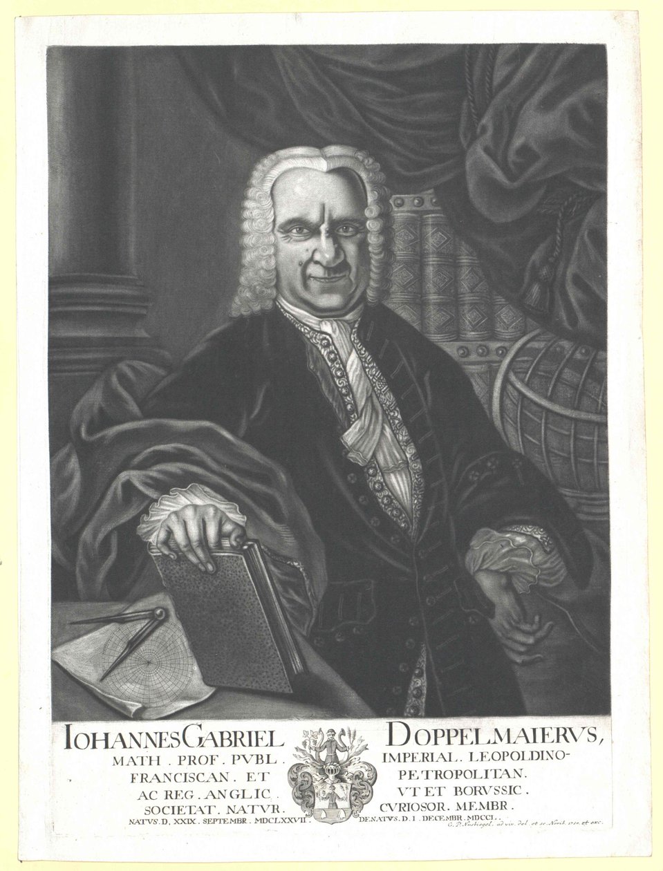 Johann Gabriel Doppelmayr von Artist Unknown