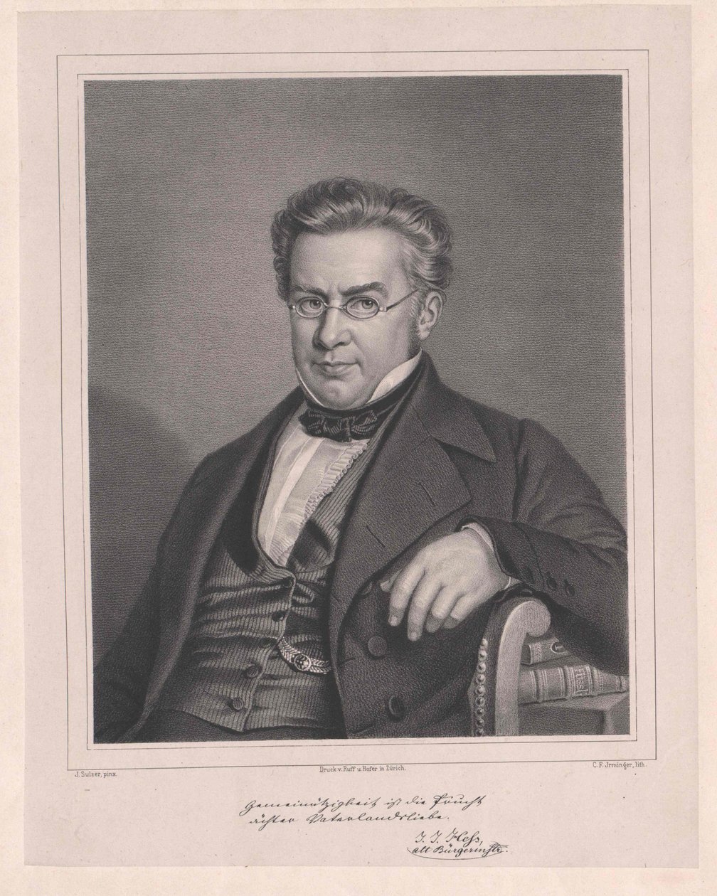 Johann Jakob Hess von Artist Unknown
