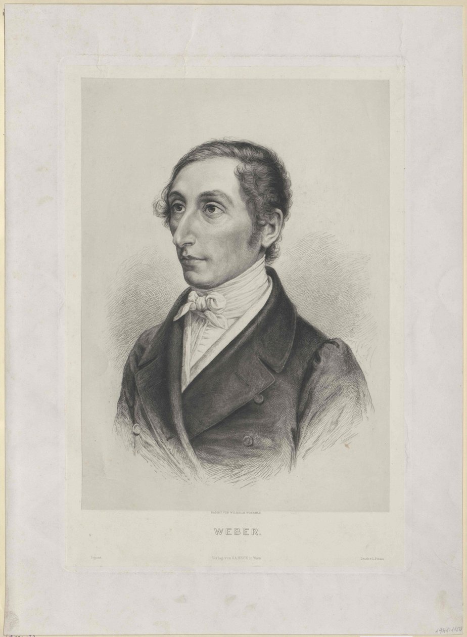 Karl Maria von Weber von Artist Unknown