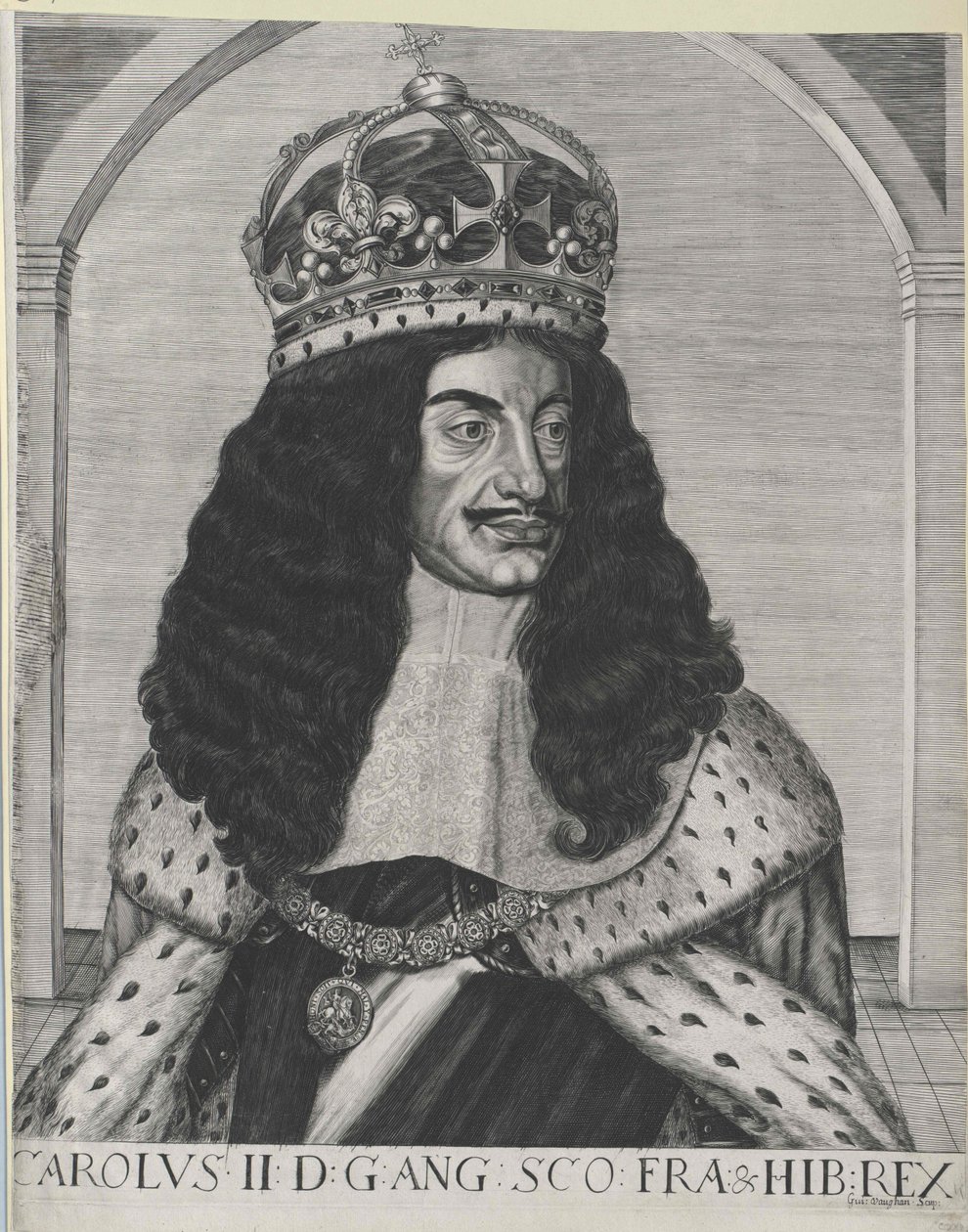 König von England Karl II. von Artist Unknown