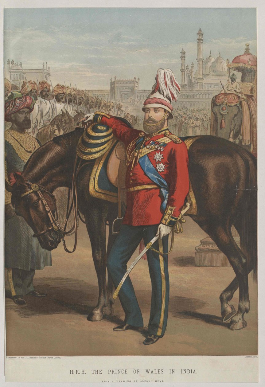 König von England Eduard VII von Artist Unknown
