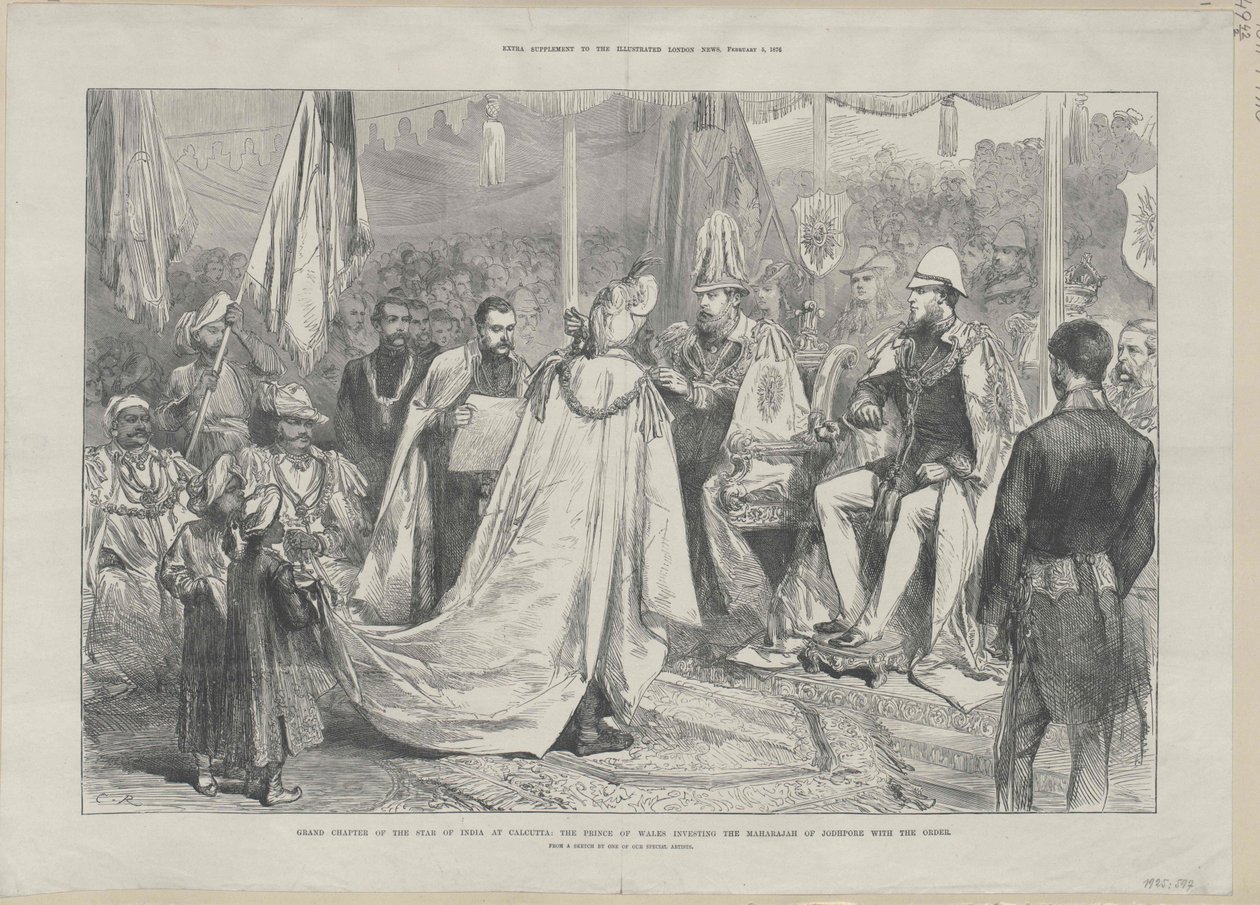 König von England Eduard VII von Artist Unknown