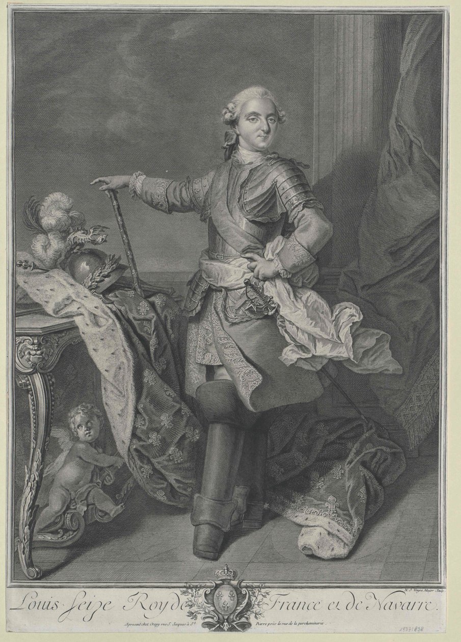 König von Frankreich Ludwig XVI von Artist Unknown